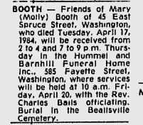 Mary R Booth